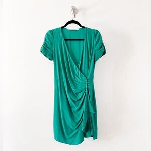 Twelfth Street by Cynthia‎ Vincent 100% Silk Short Sleeve Fall Prep Mini Dress